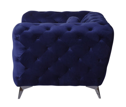 Atronia Blue Velvet Sofa