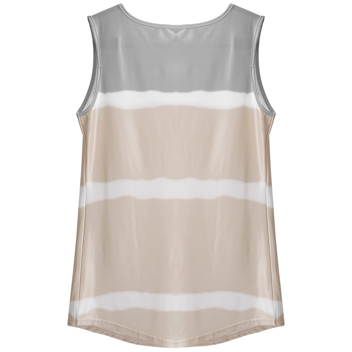 Women Tie-dye Sleeveless Tank Tops Summer Loose T Shirts Tops Button Down Shirts Vest Blouse Plus Size