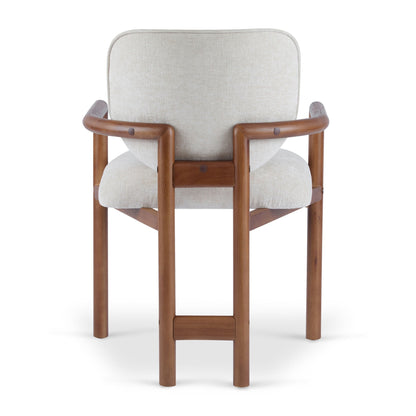 Upholstered Arm Dining Chairs (Set of 2)