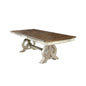 Rustic Dining Set With Table And Upholstered Chairs