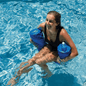 WOW Watersports WOW Dipped Foam Pool Noodle 6.5" with Ribbed Texture and Cup Holder