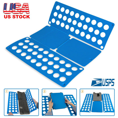 Shirt Folding Board Durable Plastic T-Shirts Clothes Folder 23x27.5inch Plastic Laundry Clothes Flip Fold Laundry Room Organizer