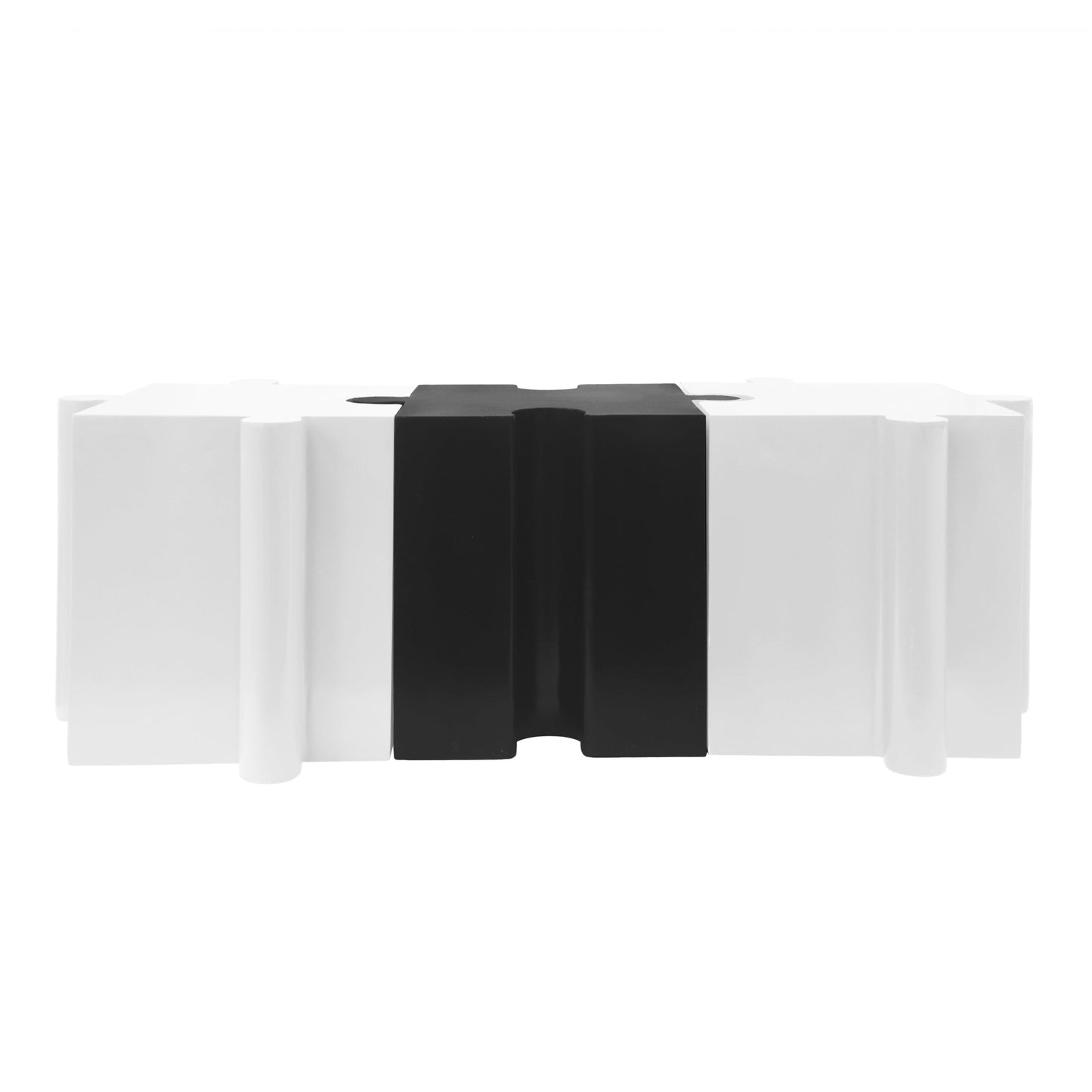 3-Piece Artistic Puzzle Table Set, Modular MGO Side Tables