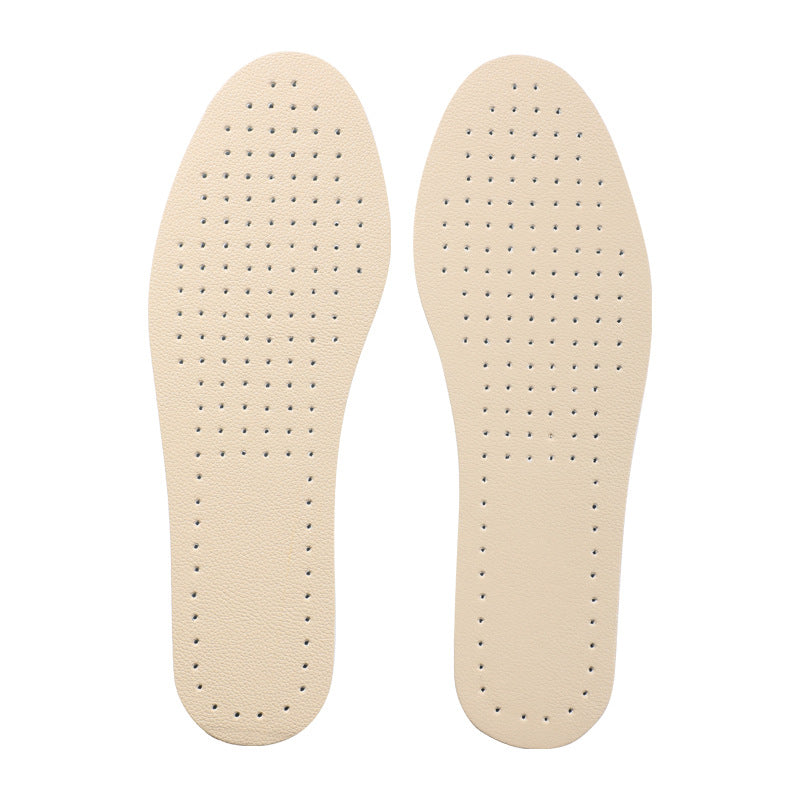 High-elastic Odor-resistant Leather Summer Thin Insoles