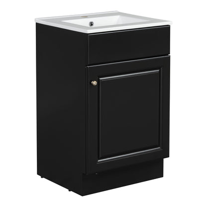 Bathroom Vanity With Sink, Cabinet With Adjustable Shelf