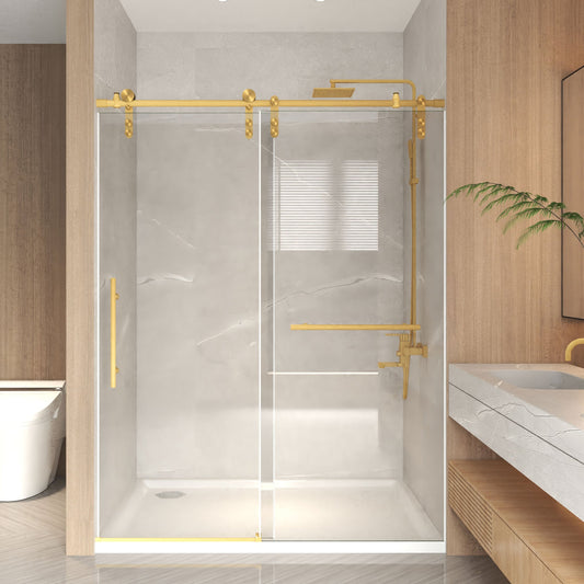 44-48" x 76" Frameless Sliding Shower Door