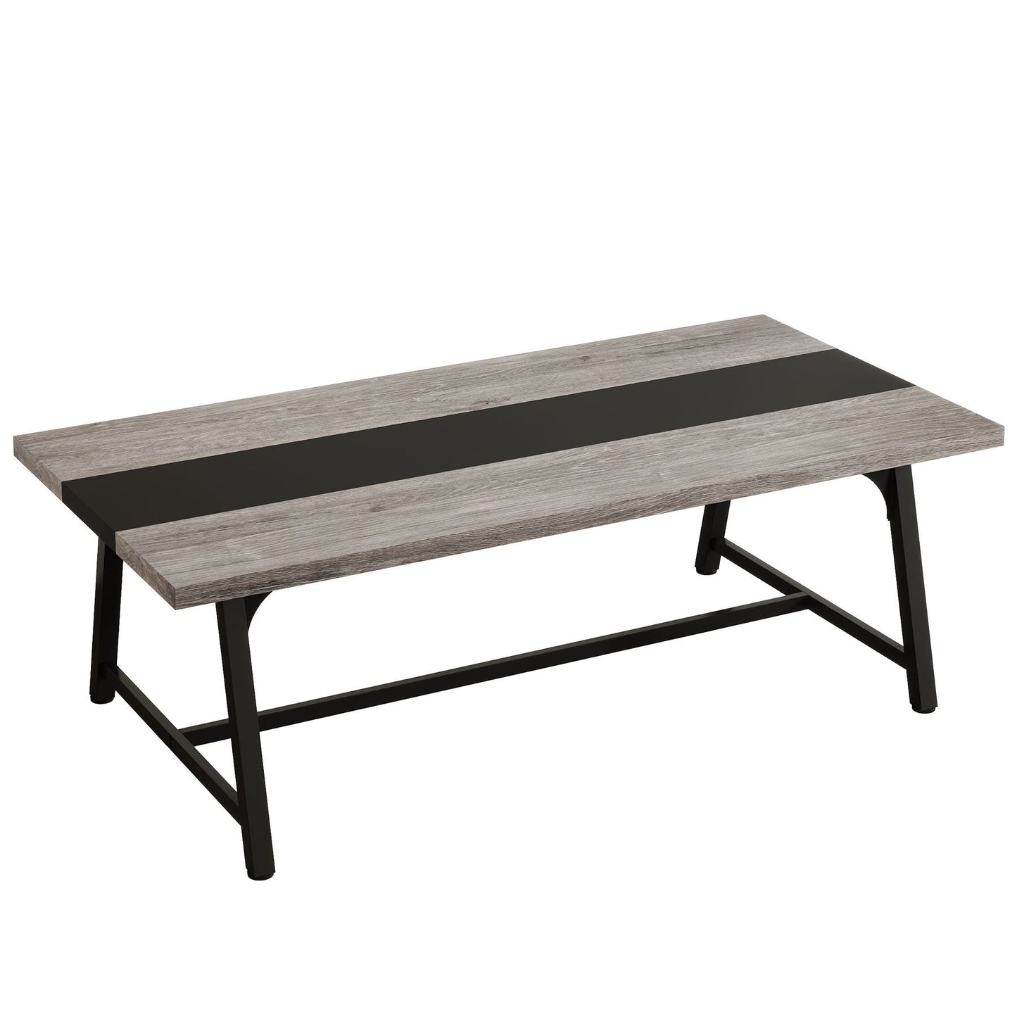Modern Rectangular Conference Table For 6 - 8 People, Office Executive Desk