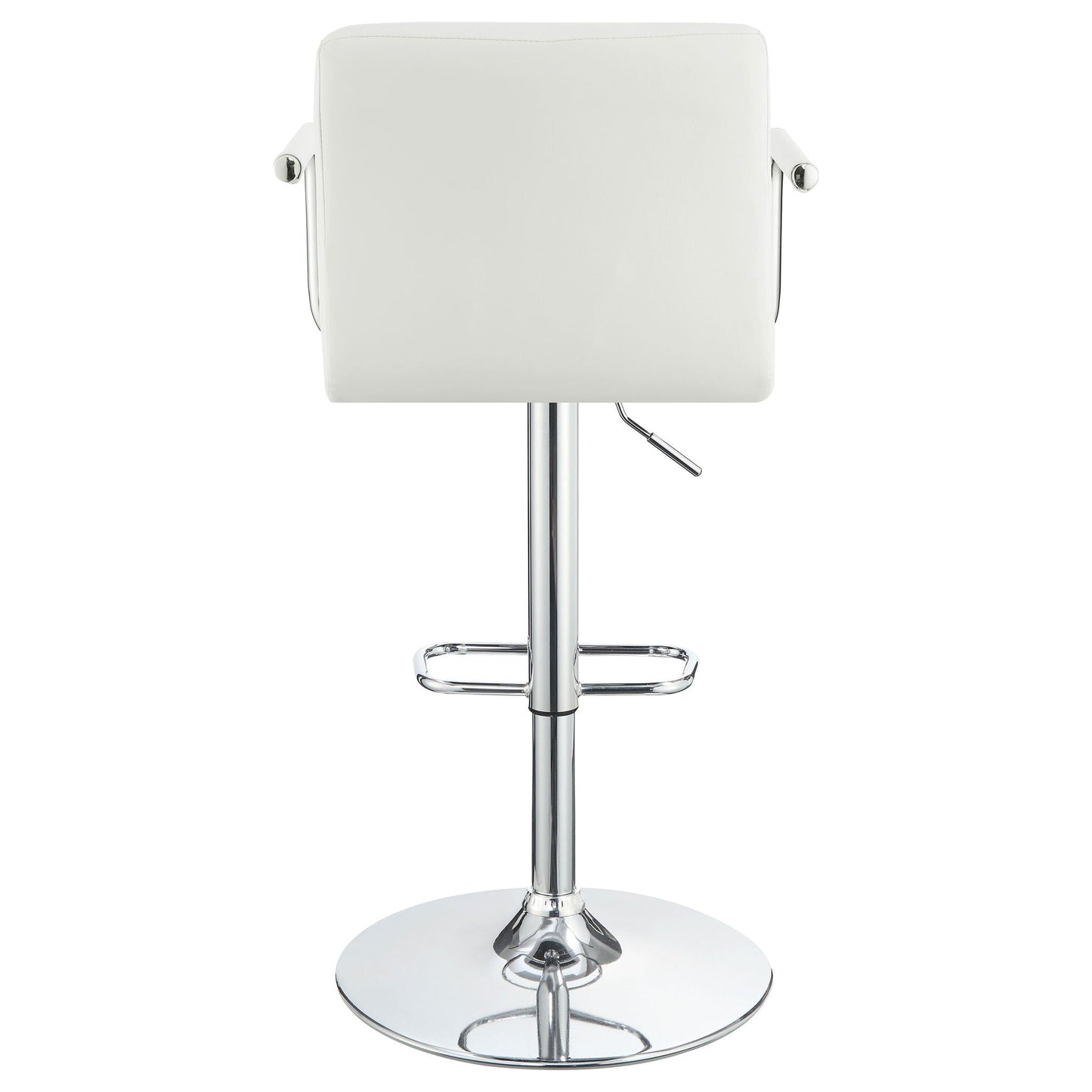 Letitia - Adjustable Height Bar Stool - White