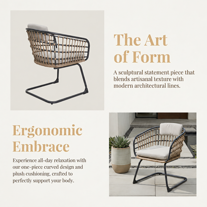 Wicker Dining Chair Set of 2