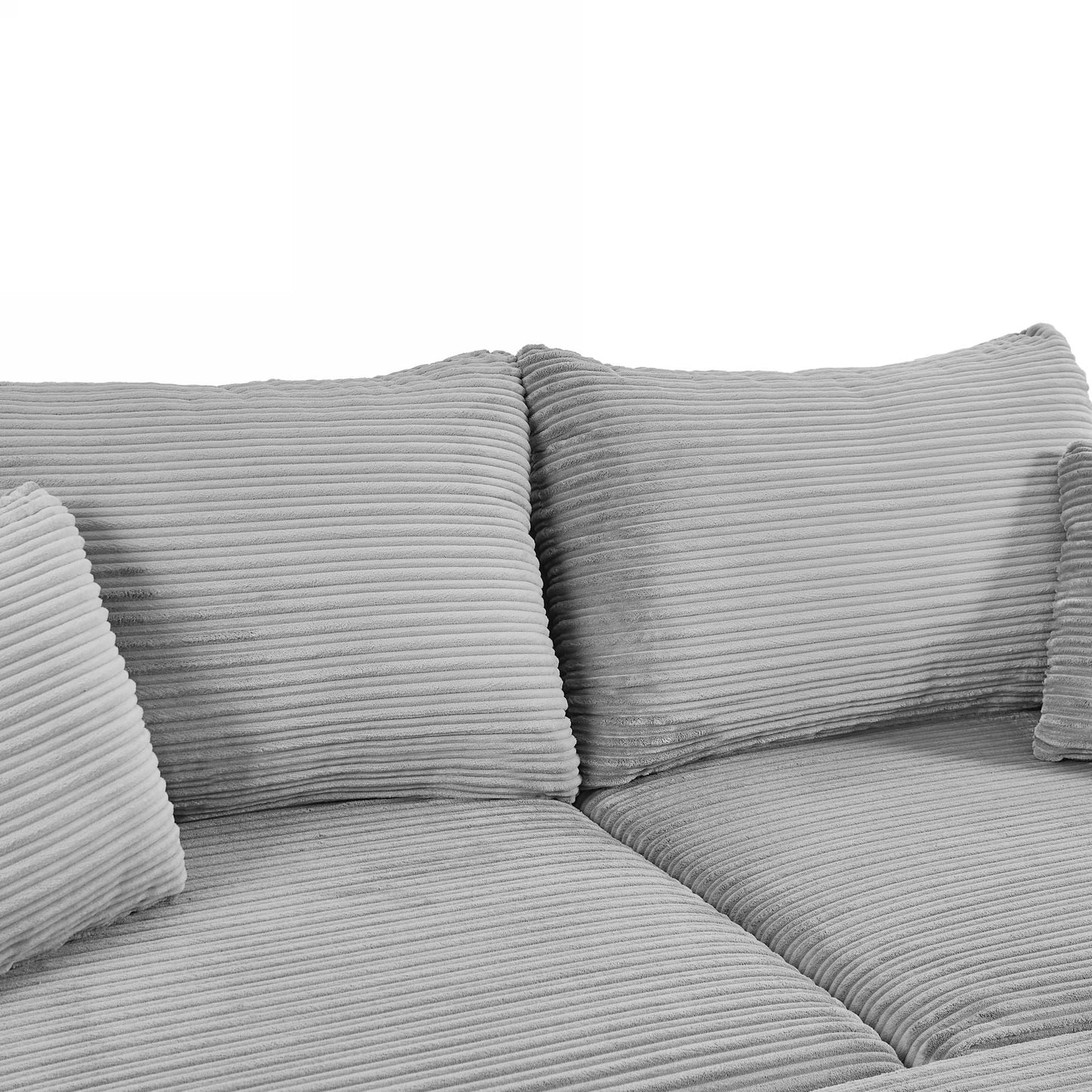 Single Sofa Couch With Storage Space, Movable Ottoman, USB Ports, Cup Holders, Phone Holder