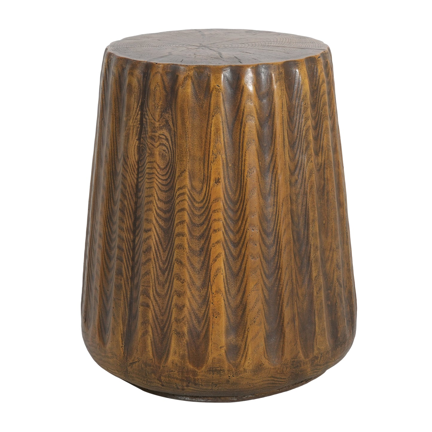 MGO Outdoor Indoor Side Table - Tree Stump Style