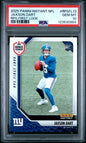 Graded 2025 Panini Instant Jaxson Dart #RPSFL13 RPS First Look Rookie RC Football Card PSA 10 Gem Mint