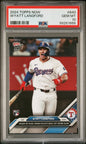 Graded 2024 Topps Now Wyatt Langford #640 Rookie RC Baseball Card PSA 10 Gem Mint