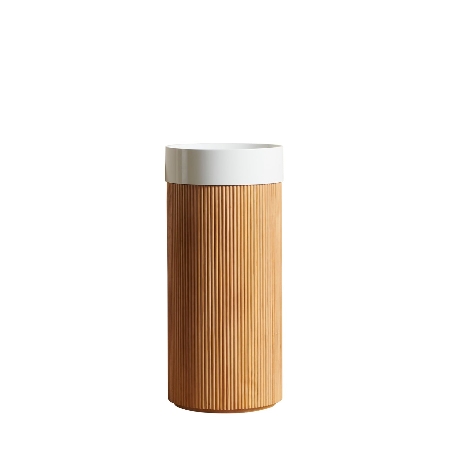 JINBO 16" Freestanding Cylindrical Bathroom Vanity Cabinet