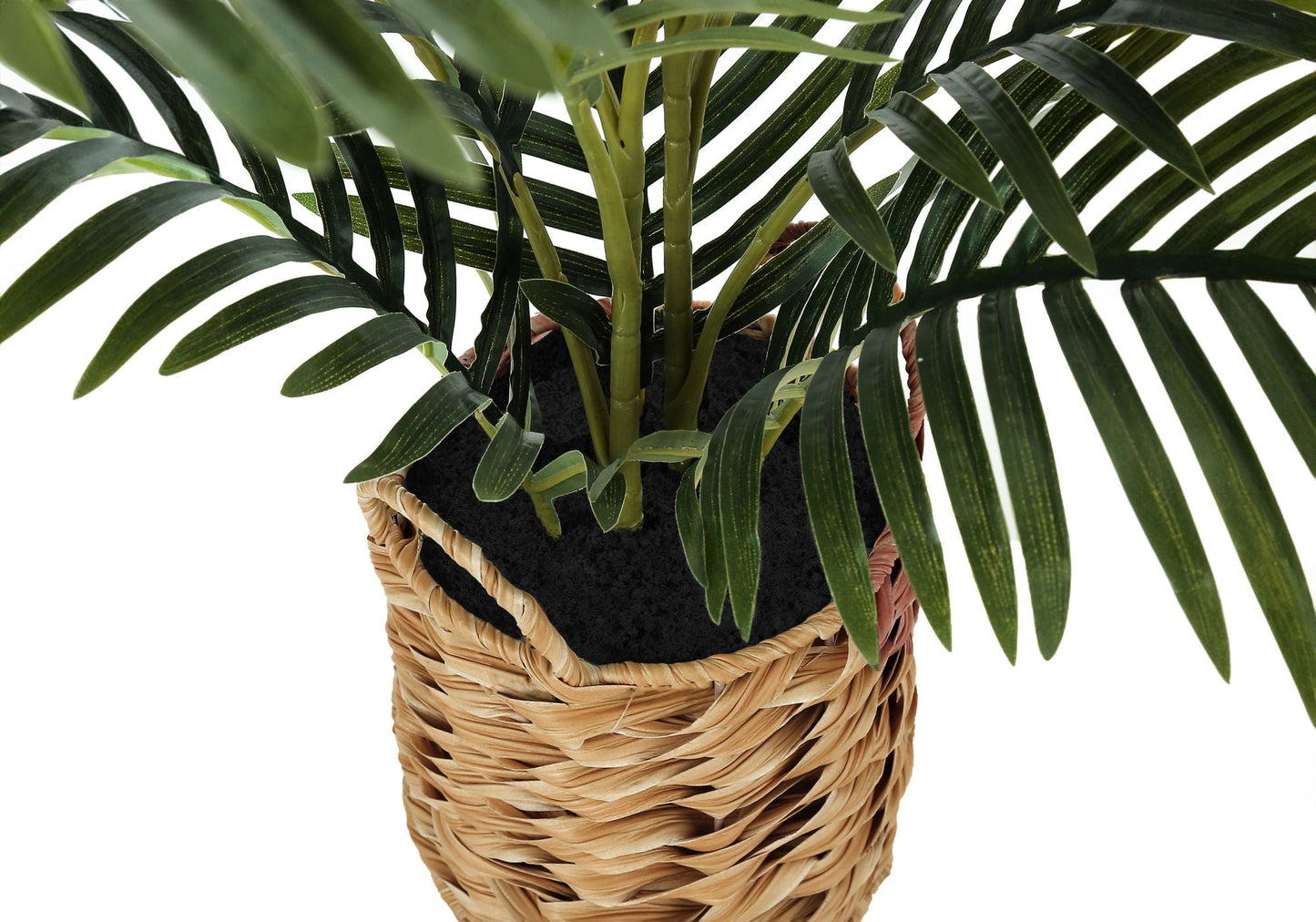 24" Tall Artificial Palm Plant - Indoor Faux Greenery