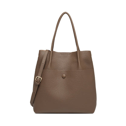 College style tote bag, large capacity tote bag, simple versatile top handle purse, tote shoulder hobo bag