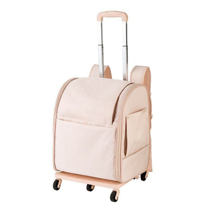 Japan-Korea Pet Carrier With Wheels, Portable And Large Capacity For Outings