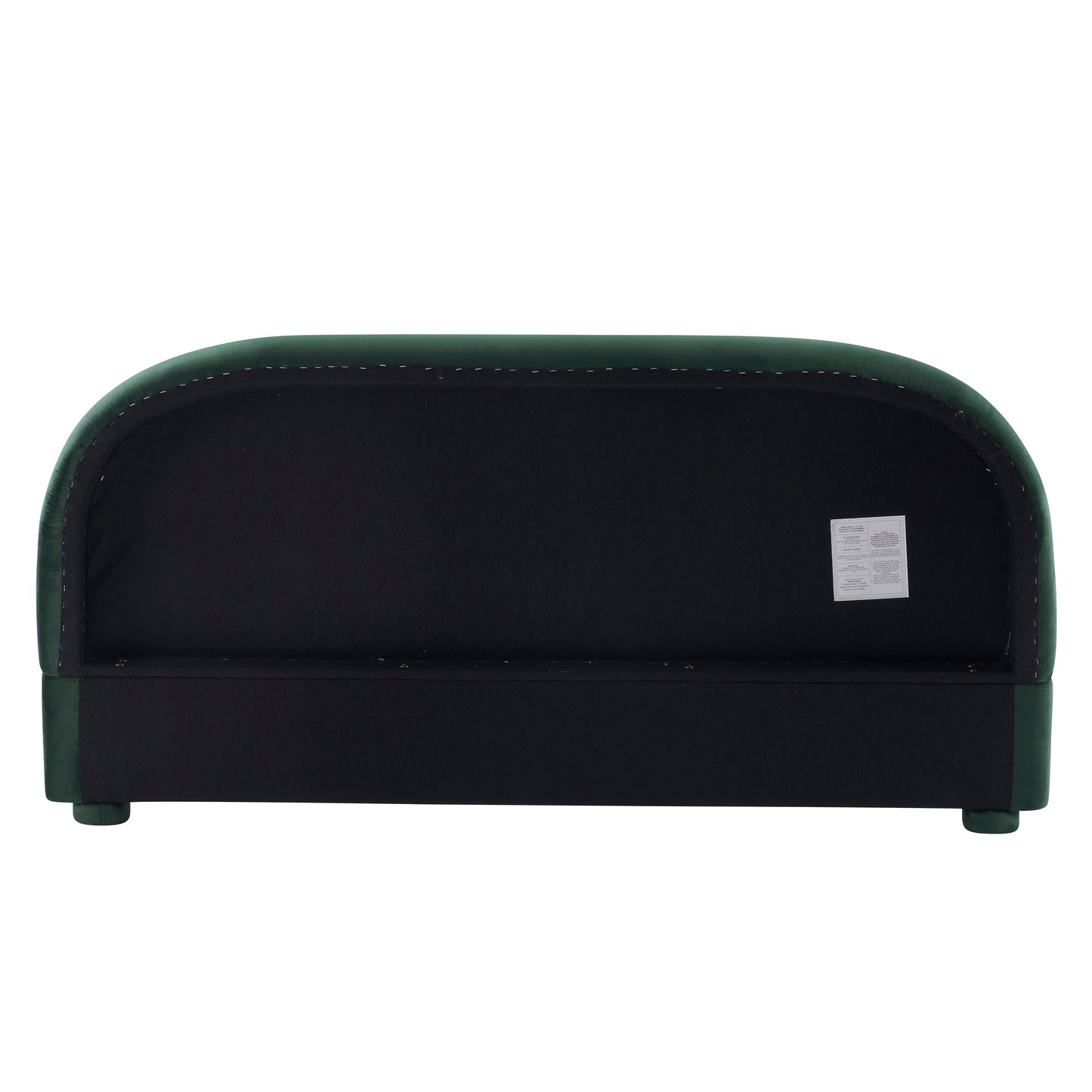 Dark Green Velvet Bed Frame