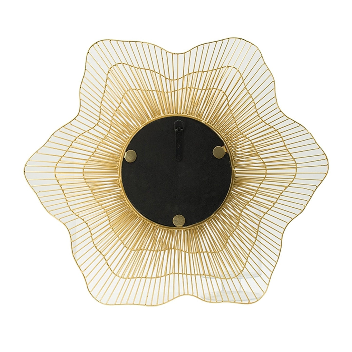 D27x2.4' Metal Starburst Wall Mirror, Wall Mounted Home Decor