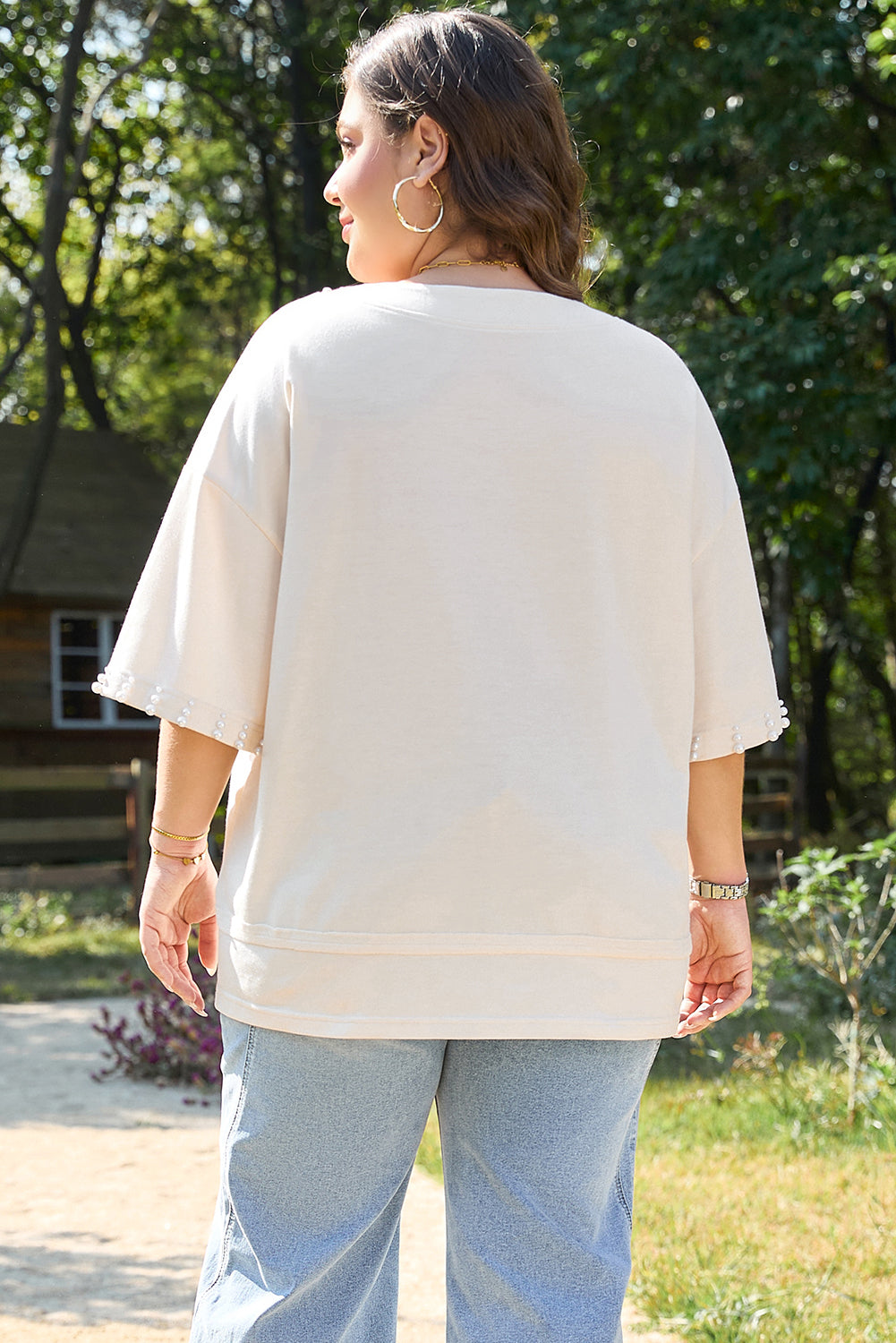 Amber Half Sleeve PLUS Top