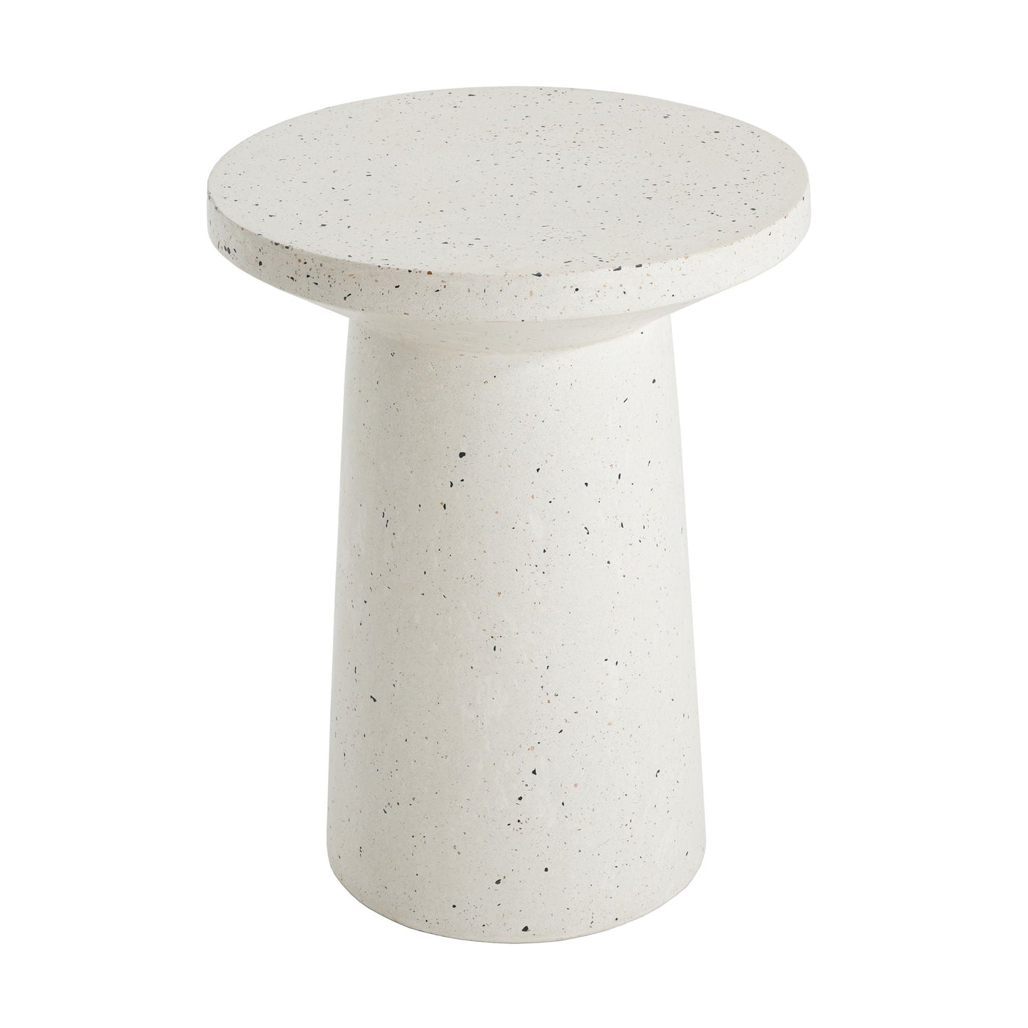 Terrazzo Outdoor Side Table - White