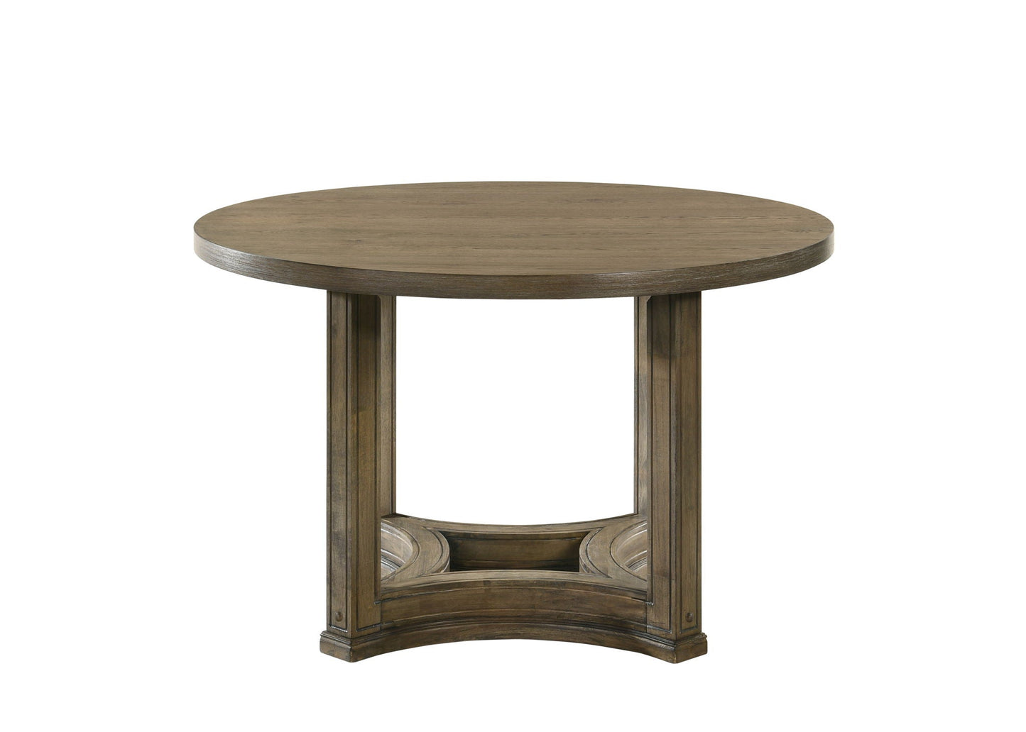 Parfield 5 Pieces Round Dining Room Set - Light Brown / Oak