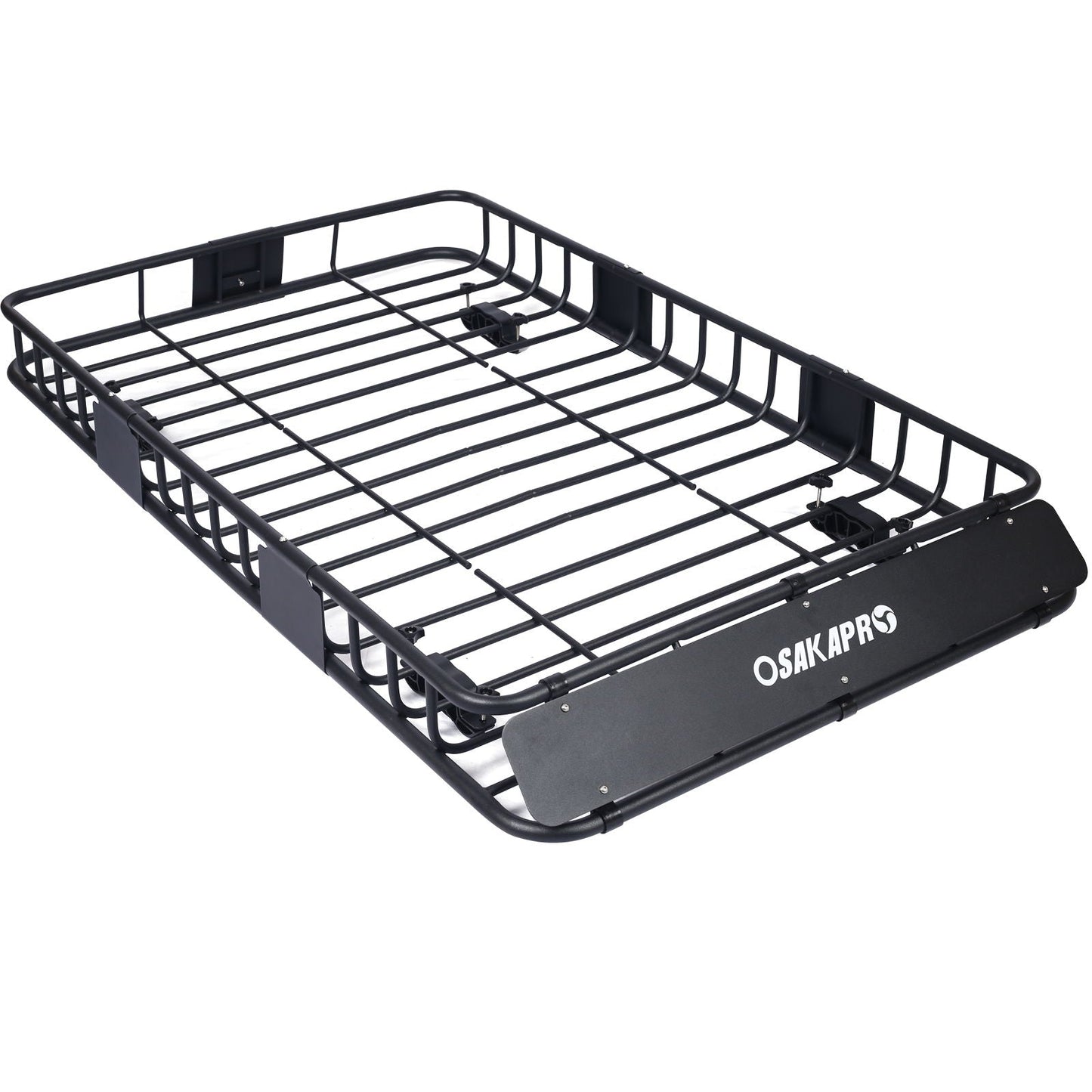Motoring Rooftop Cargo Carrier Basket Steel Universal Fit Roof Rack