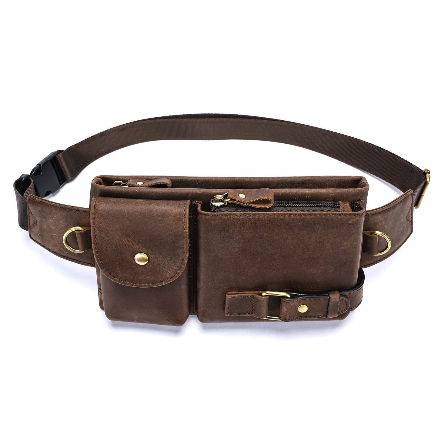 Multifunctional Mens ShoulderCrossbody Waist Bag
