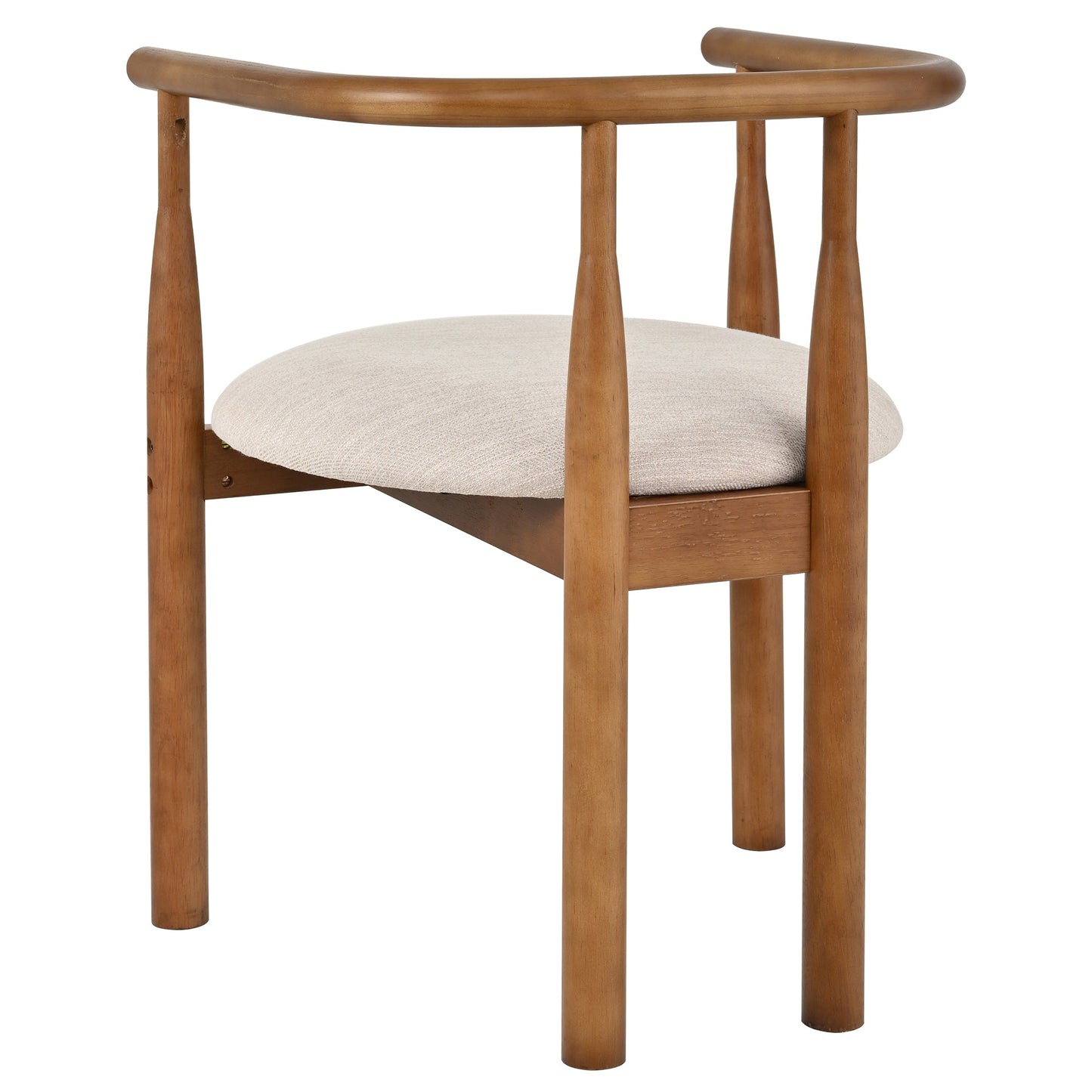 Modern Dining Chair Set of 2 with Solid Wood Legs