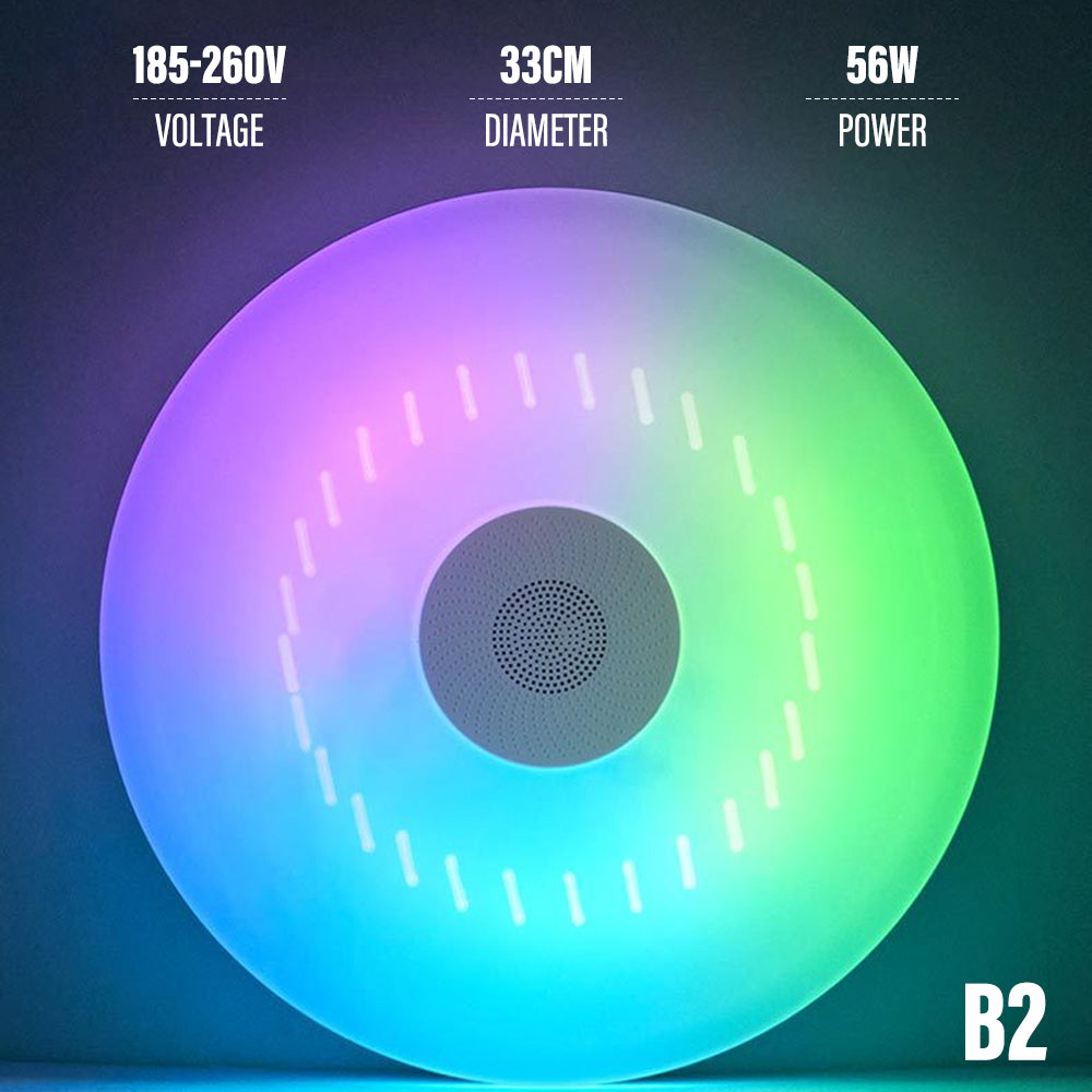 Bluetooth Ceiling Lamp Intelligent RGB Colorful Music