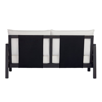 2 Piece Outdoor Loveseat and Coffee Table Set
