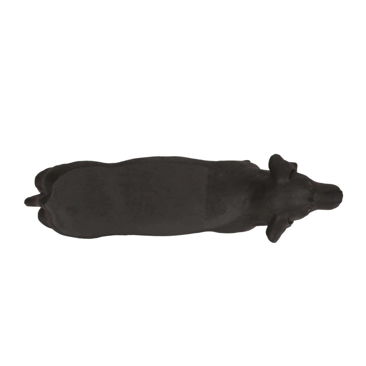 MGO Dog Bench - Outdoor Labrador Design, Matte Black