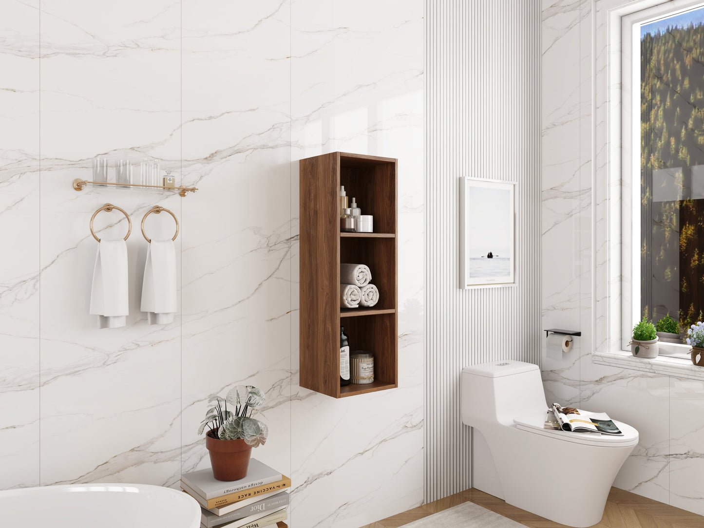 12 Inch Small Wall Mounted Storage Shelves