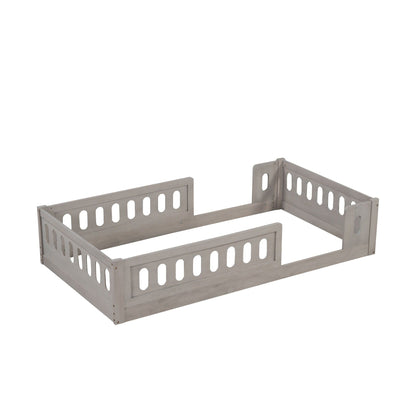 Platform Bed With Guardrail