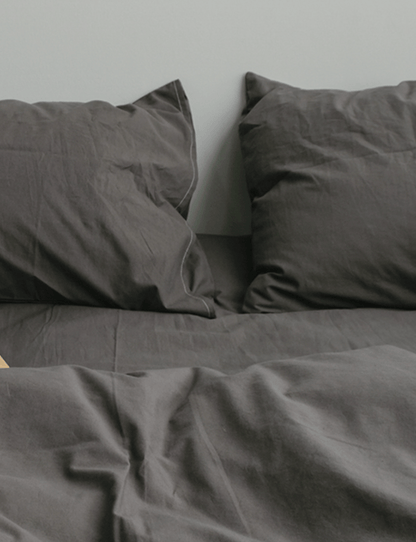 Earth Tone Bedding Set / Gray