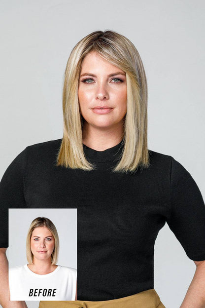 Jon Renau easiPart T HD 12" Monofilament Hair Topper, 1B