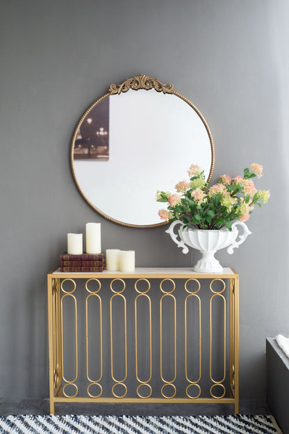 Classic Design Mirror With Baroque Inspired Frame