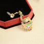 Colorful Crystal Phoenix Dust Plug Pendant for 3.5mm Jack
