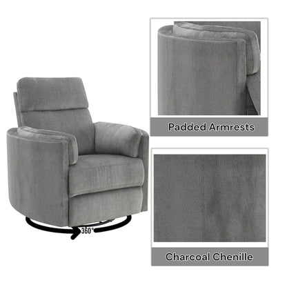 Sagen - Glider Recliner With Swivel