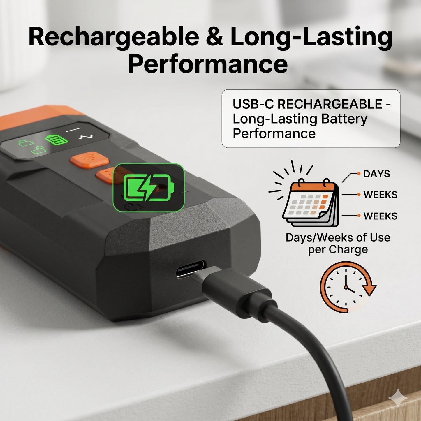 Ultrasonic Dog Bark Deterrent Device, 33FT Effective Range Indoor Outdoor Use, Safe & Humane Rechargeable Bark Control With Child Safety Lock To Effectively Correct Dog Barking Behavior