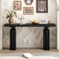 U_STYLE Chic Acacia Veneer Console Table