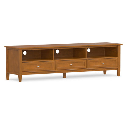 Warm Shaker - Handcrafted Low TV Media Stand
