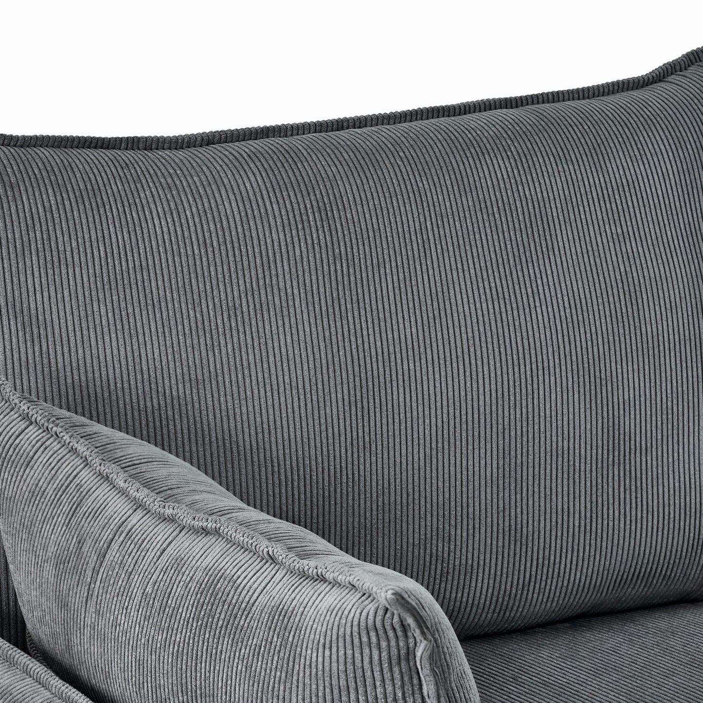 Comfy Oversized Chaise Lounge Chair With Ottoman And Storage
