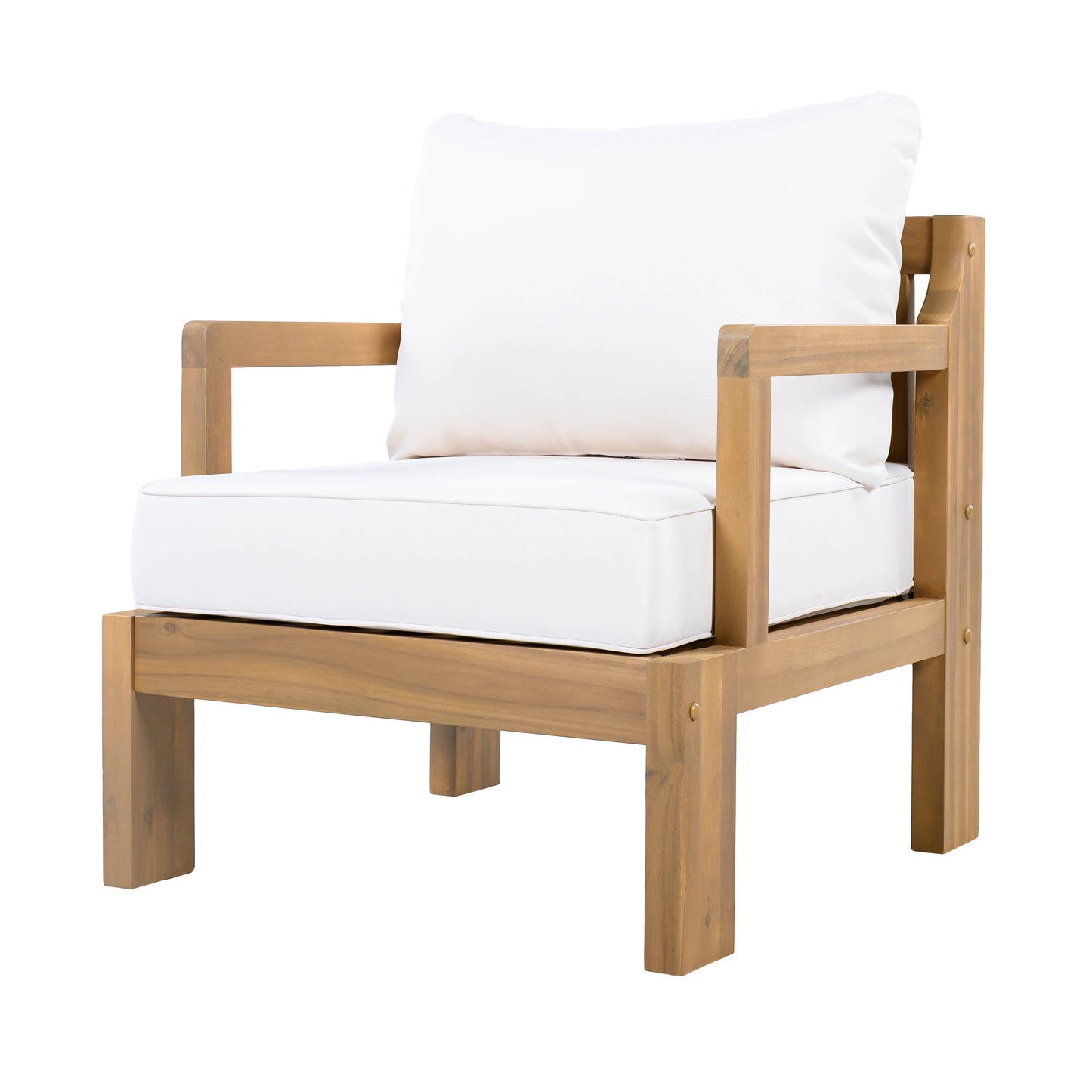 Outdoor Acacia Patio Chair (Set of 2)