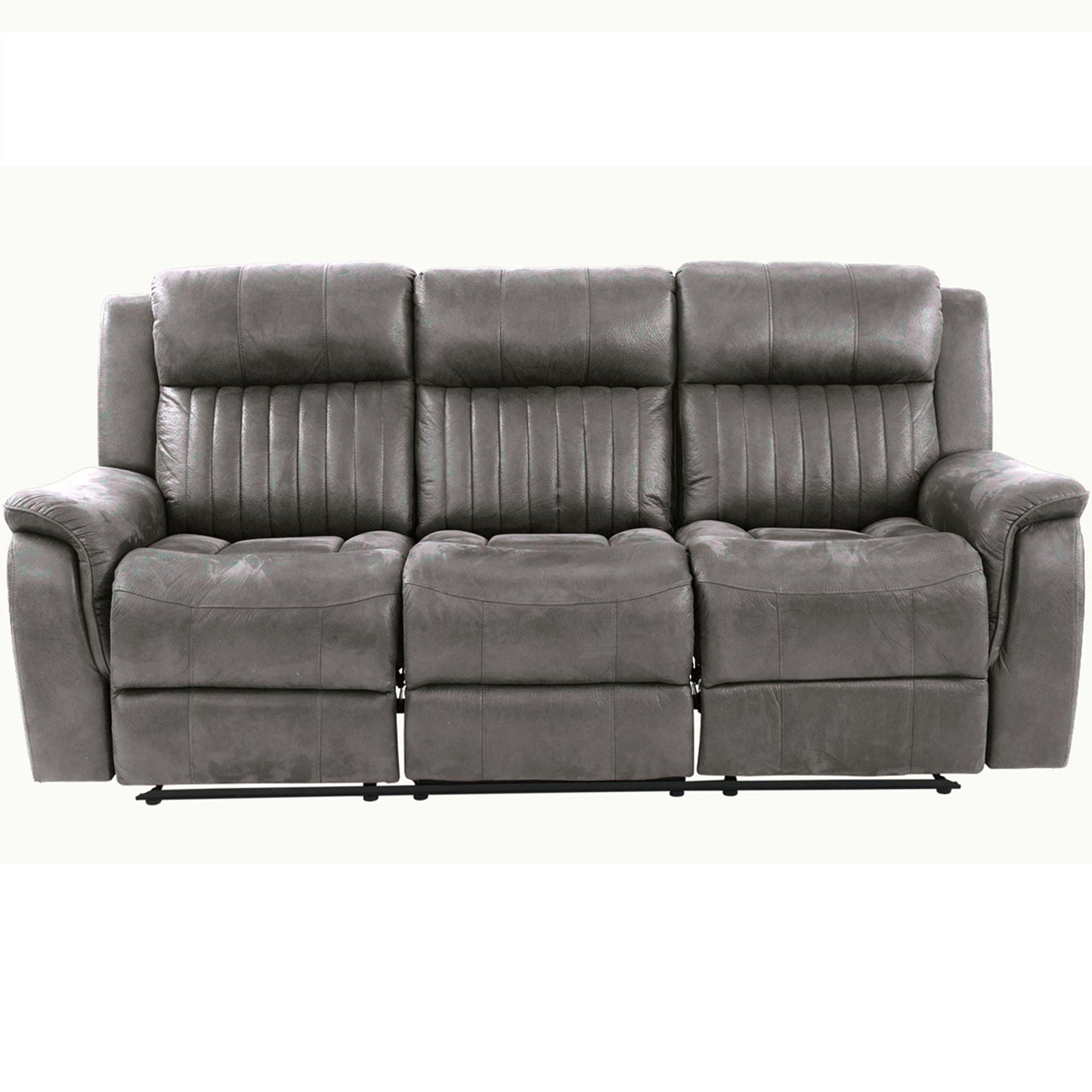 Contemporary Living Room Set, Horizontal And Vertical Tufting