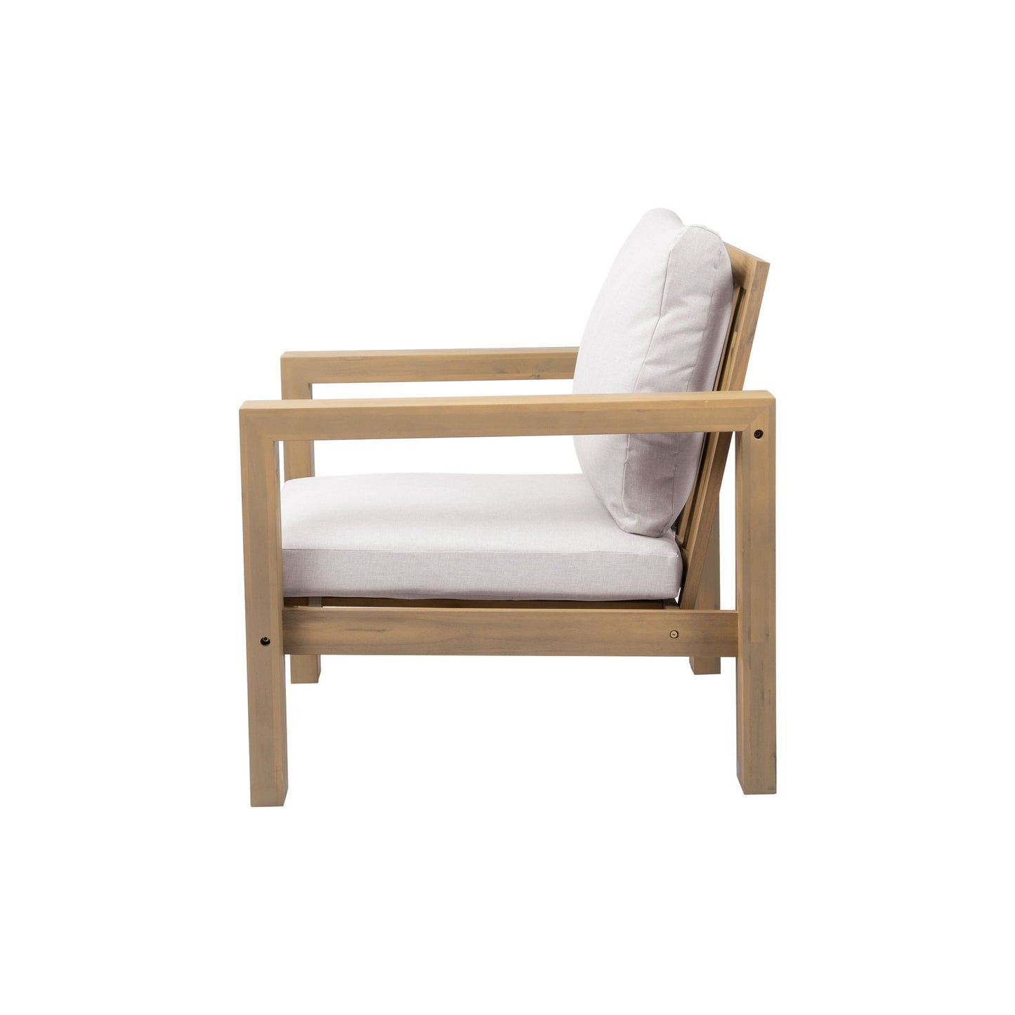 Stylish Outdoor Chair Set With Cushions For Garden (Set of 2)