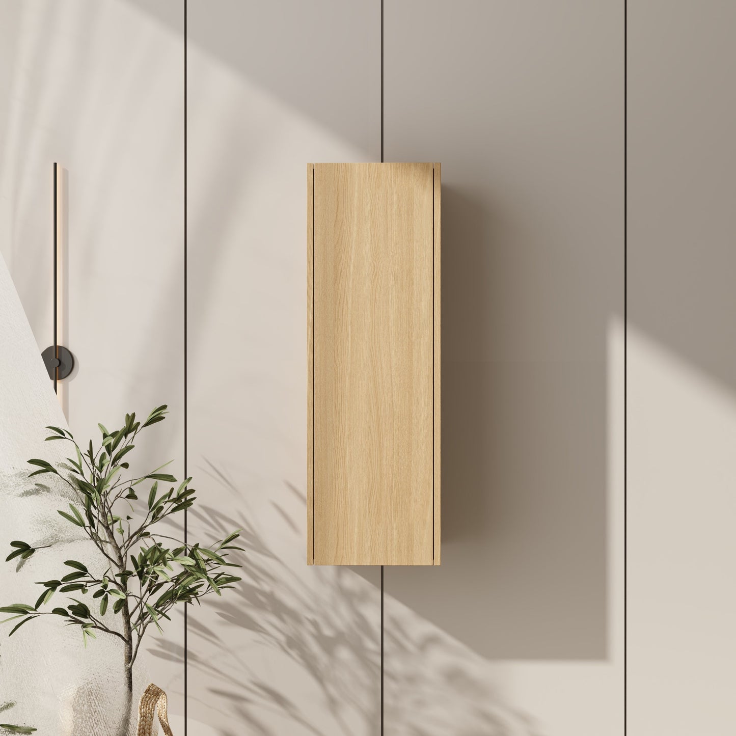 12 Inch Small Wall Mounted Side Cabinet
