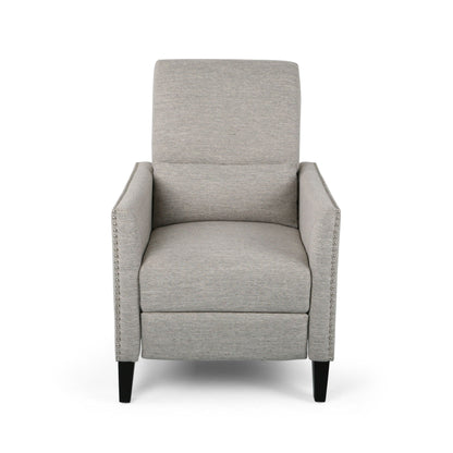 Kiersten Contemporary Fabric Pushback Recliner