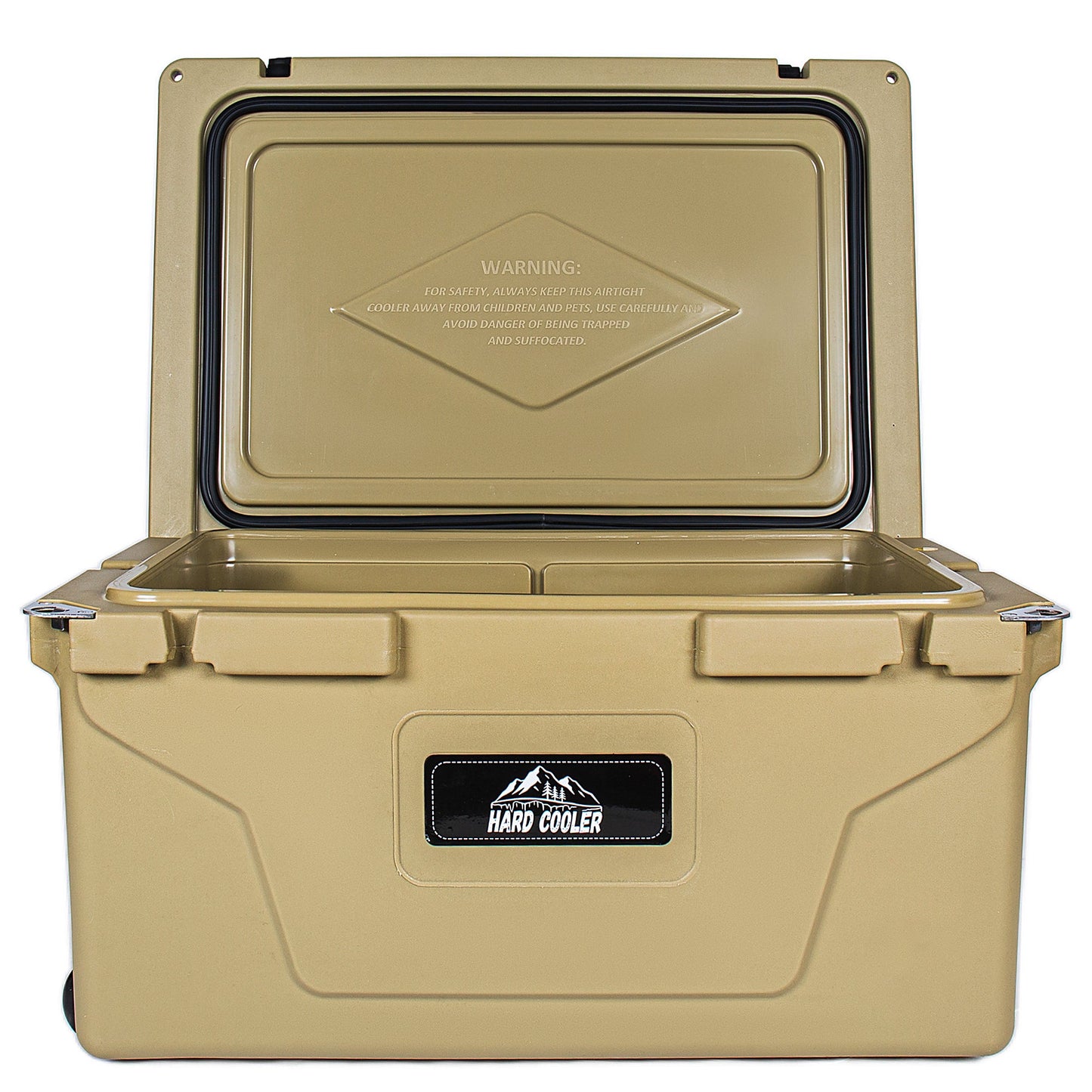 110 Quart Khaki Rotomolded Insulated Ice Chest