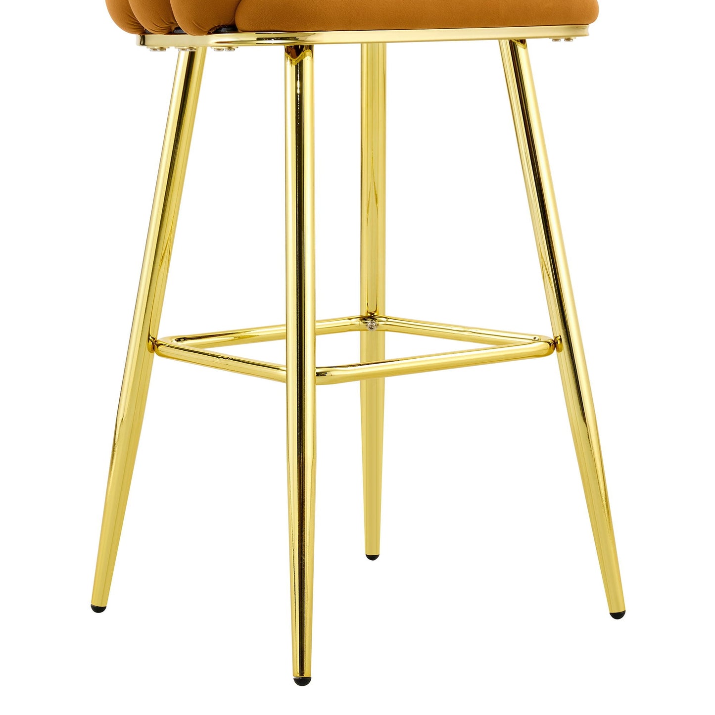 Bubble, Ball Chain Tufted Bar Chairs For Kitchen Island & Home Bar (Set of 2)